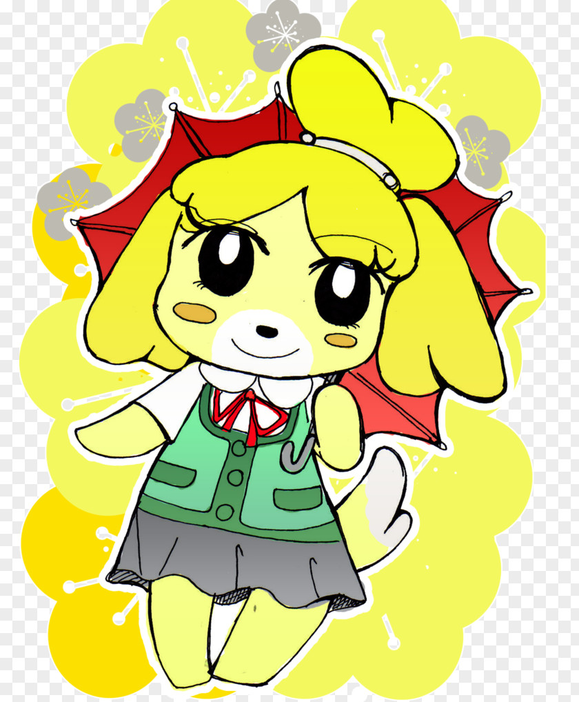 Isabelle DeviantArt Illustration Clip Art Yellow Animal Crossing PNG