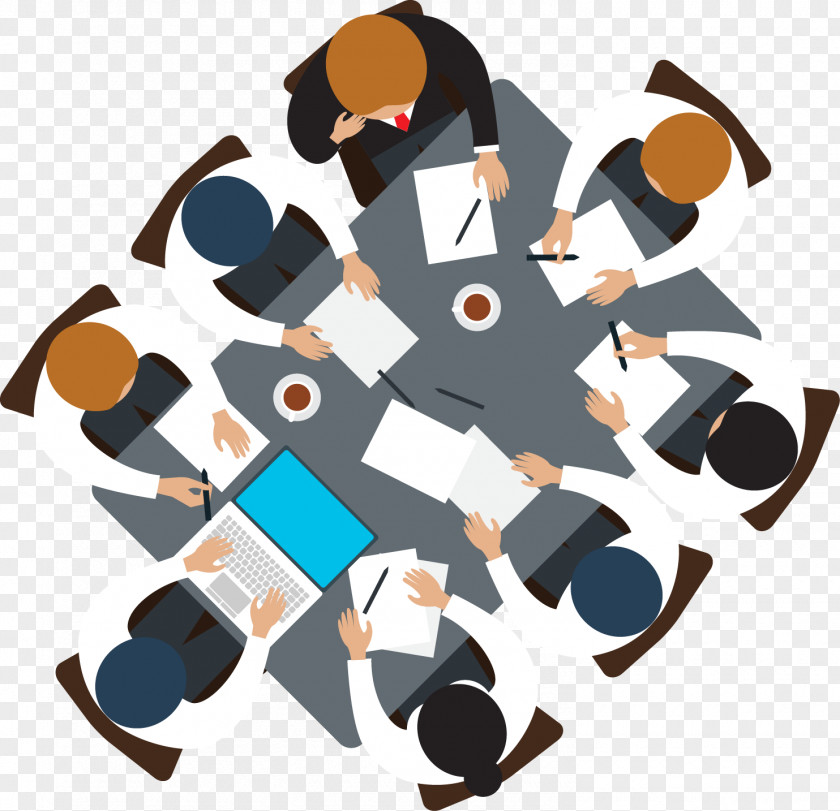 Vector Meeting People Business Icon PNG