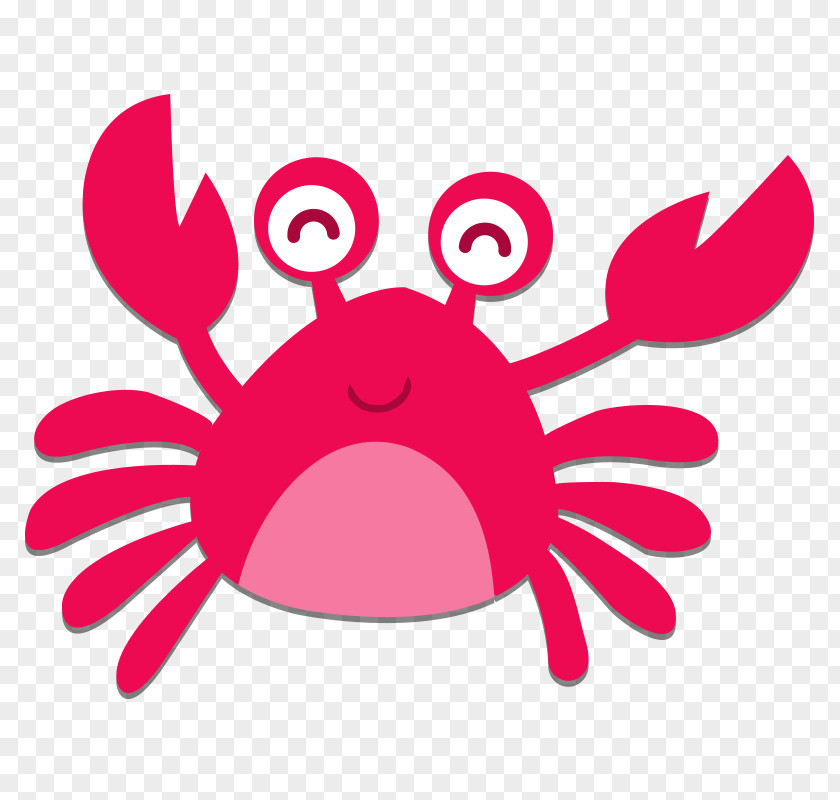 Cartoon Crab Sticker Clip Art PNG