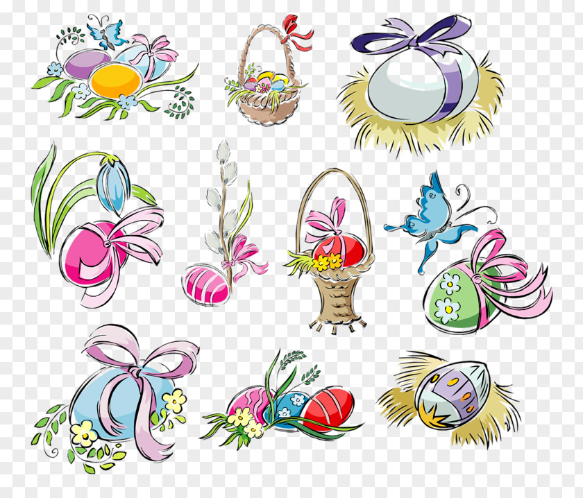 Easter Egg Drawing Child Art Cross-stitch PNG