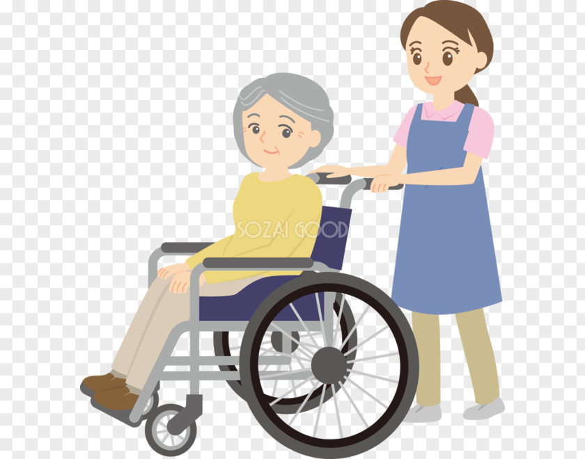 Good Work Wheelchair Caregiver Personal Care Assistant Clip Art PNG