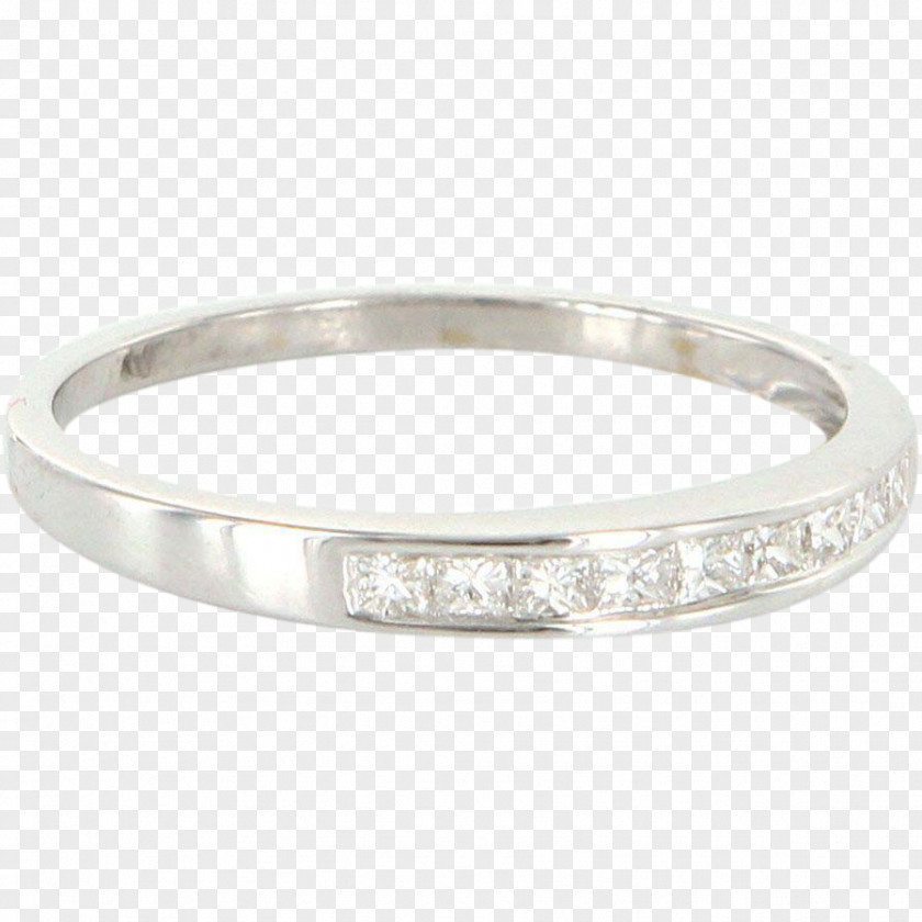 Ring Wedding Princess Cut Silver Gold PNG