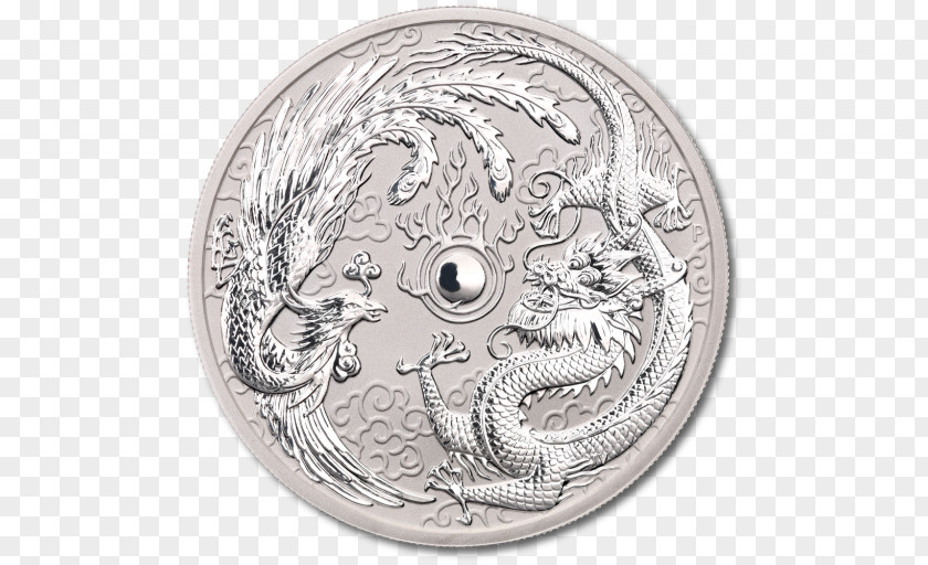 Coin Silver Perth Mint China PNG