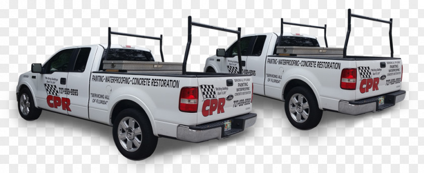 Concrete Truck Bed Part CPR-Concrete Painting & Restoration Car Bumper Pickup PNG