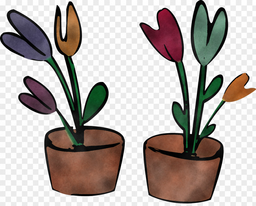 Flower Plant Stem Flowerpot Plants Structure PNG