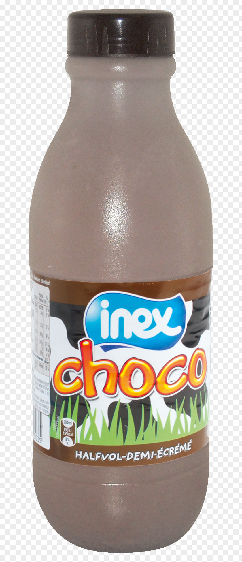 Milk Chocolate Bottle Reduced Fat Cream PNG