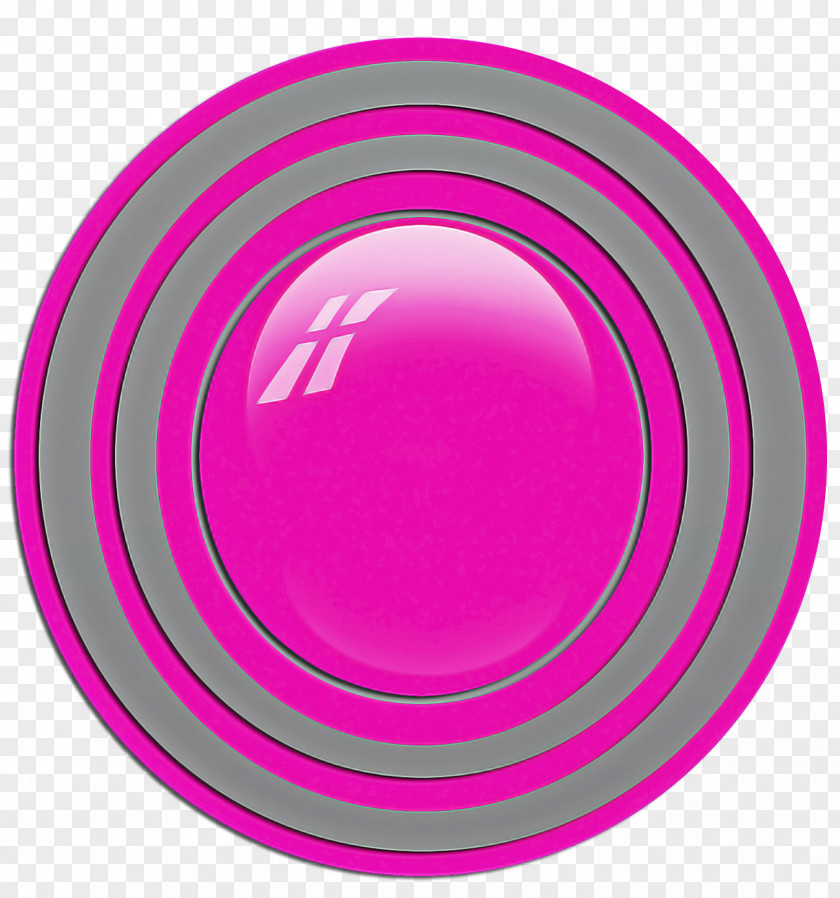 Pink Magenta Plate Dishware Circle PNG
