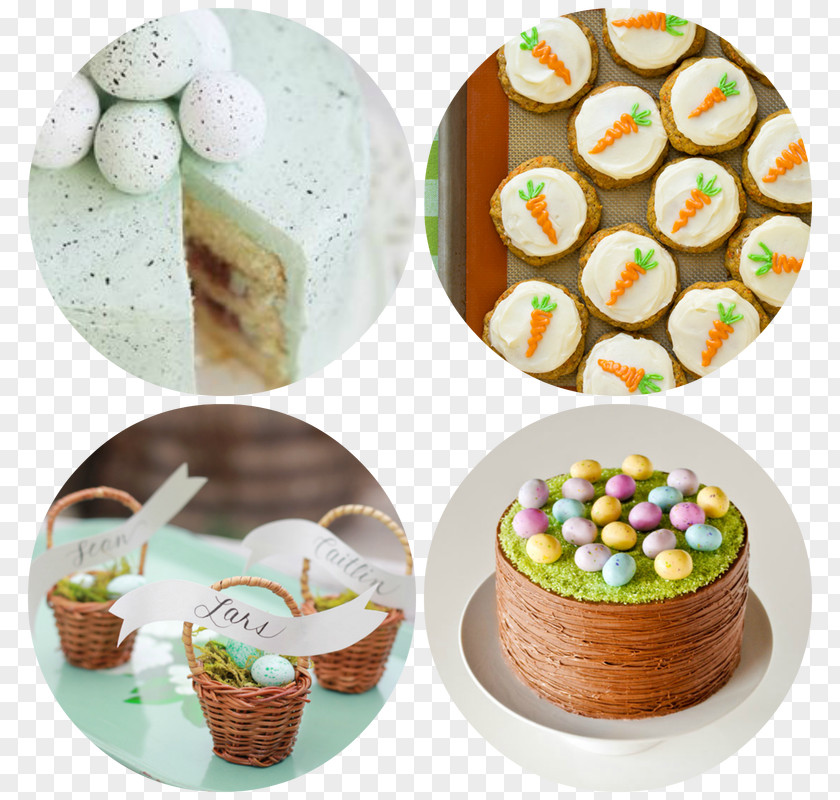 Easter Customs Frosting & Icing Carrot Cake Cream Cupcake Sheet PNG