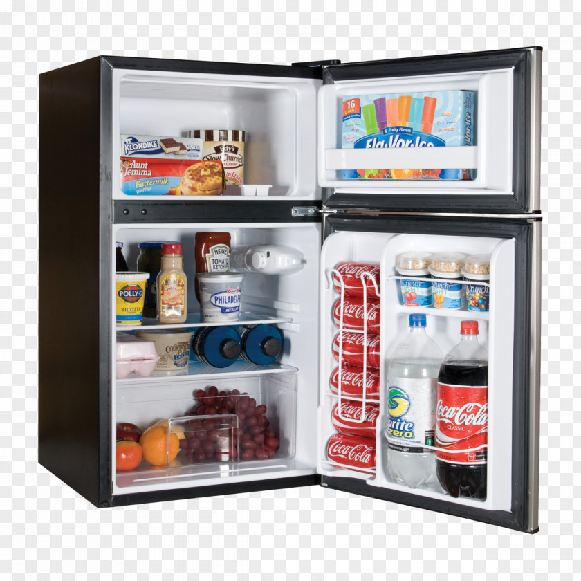 Refrigerator Cubic Foot Shelf Haier Freezers PNG