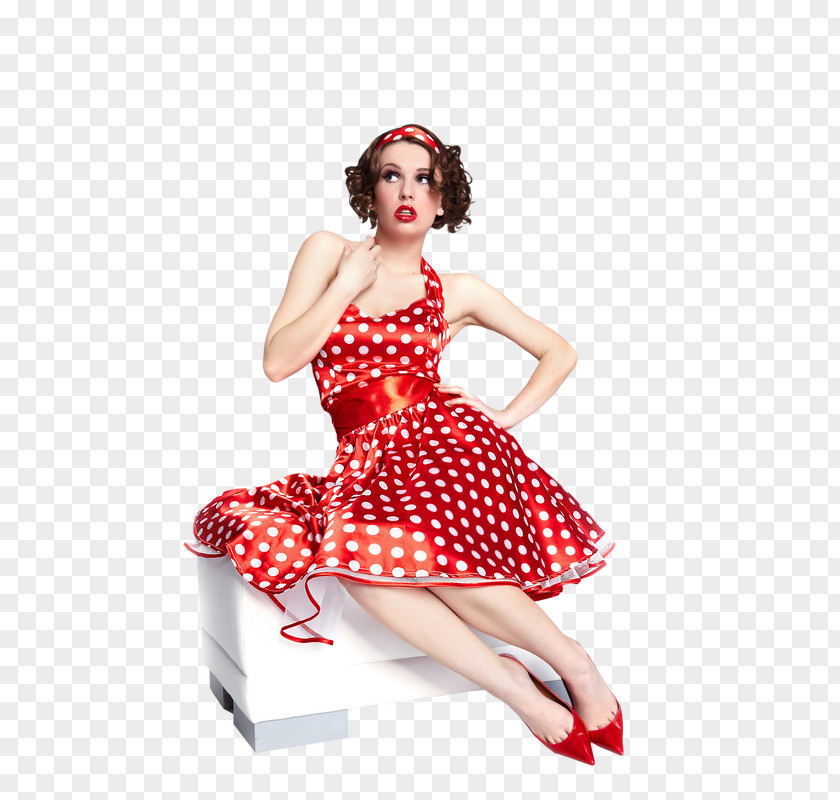 1950s Pin-up Girl Dress Retro Style Petticoat PNG girl style Petticoat, dress clipart PNG
