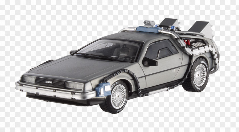 Car DeLorean DMC-12 Time Machine Hot Wheels Die-cast Toy PNG