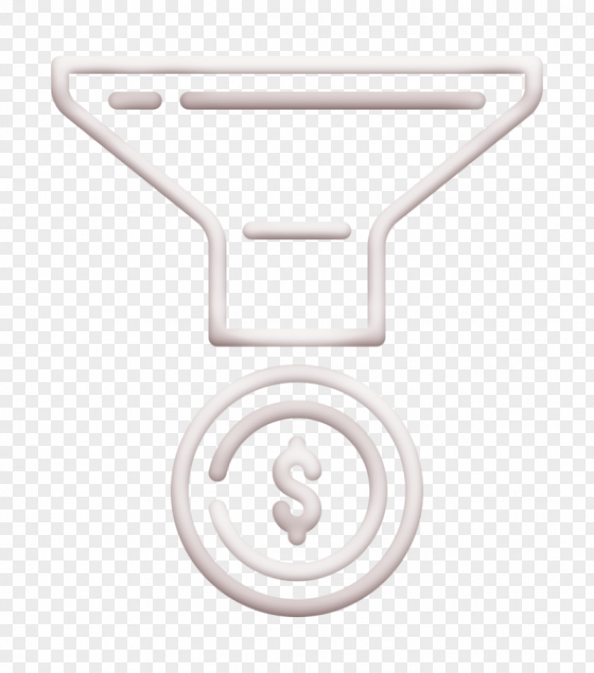 SEO And Online Marketing Elements Icon Funnel PNG
