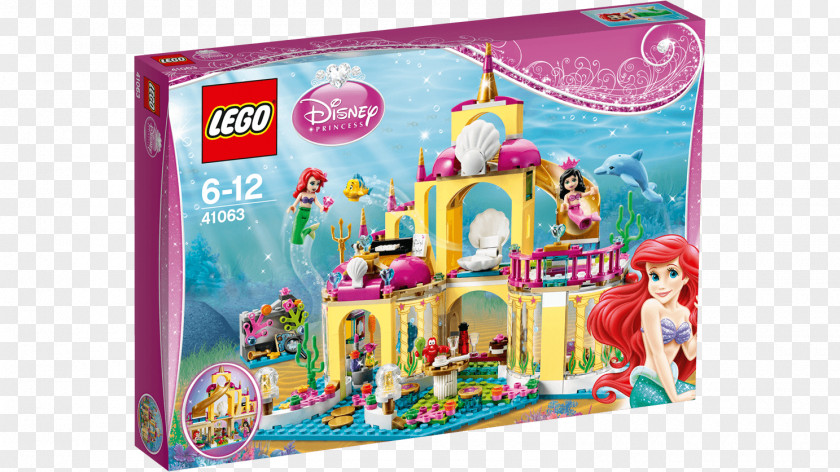 Toy LEGO 41063 Disney Princess Ariel’s Undersea Palace Lego PNG