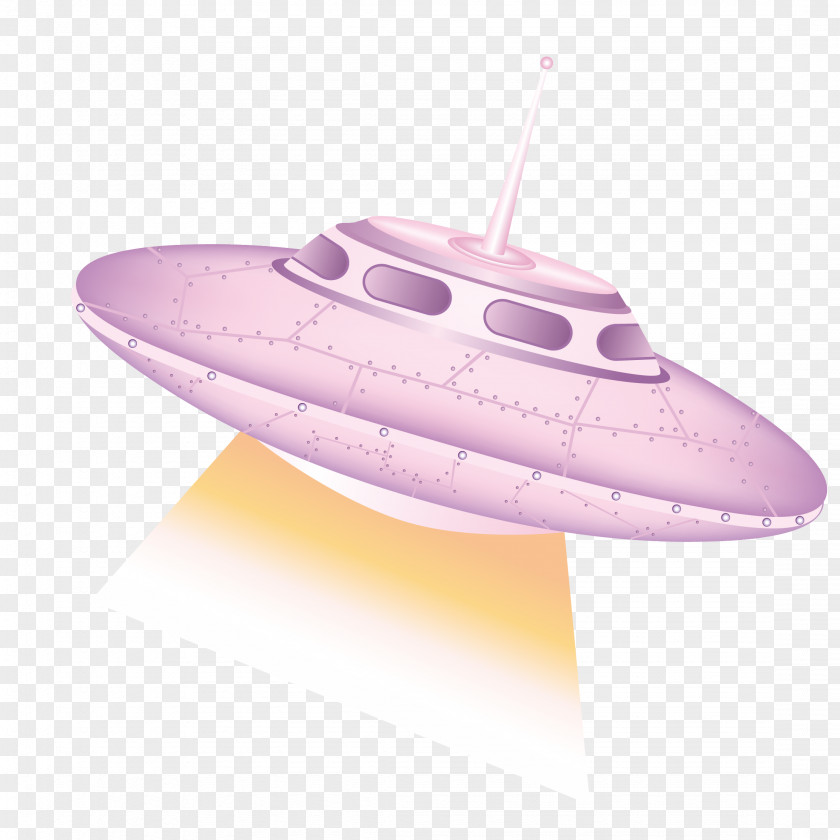 Vector Purple Luminous Rocket Spacecraft PNG