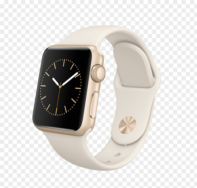 Apple Watch Series 1 Sports Gold Aluminium PNG