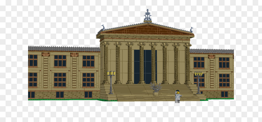 Art Museum Rocky Statue Philadelphia Facade Presidential Palace Official Residence Classical Architecture PNG