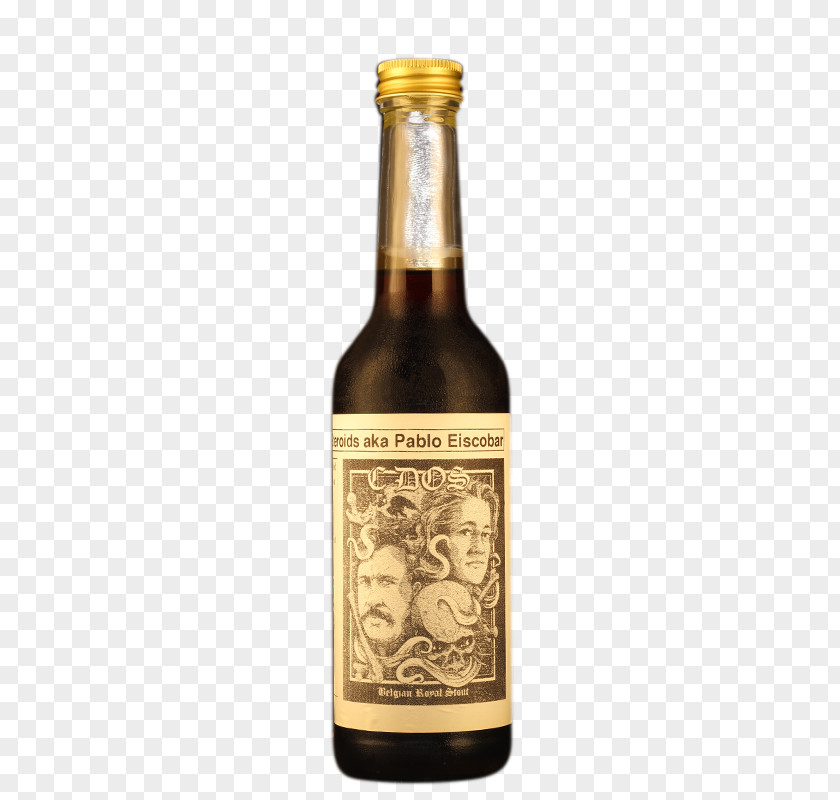 Beer Liqueur Bottle Goudale Black Albert PNG
