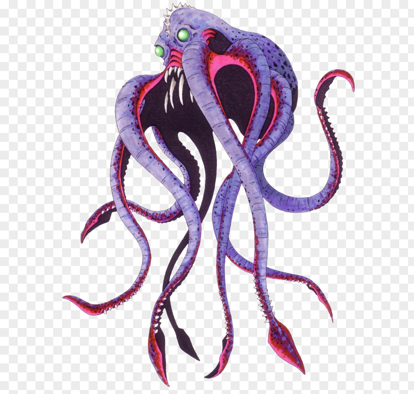 Monster The Kraken Octopus In Comics Sea PNG