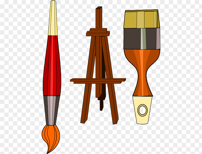 Painting Easel Art Paintbrush Clip PNG