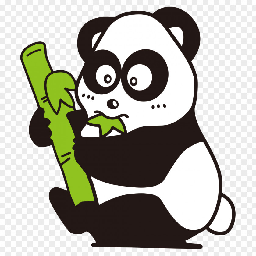 Panda Giant Bear Bamboo PNG