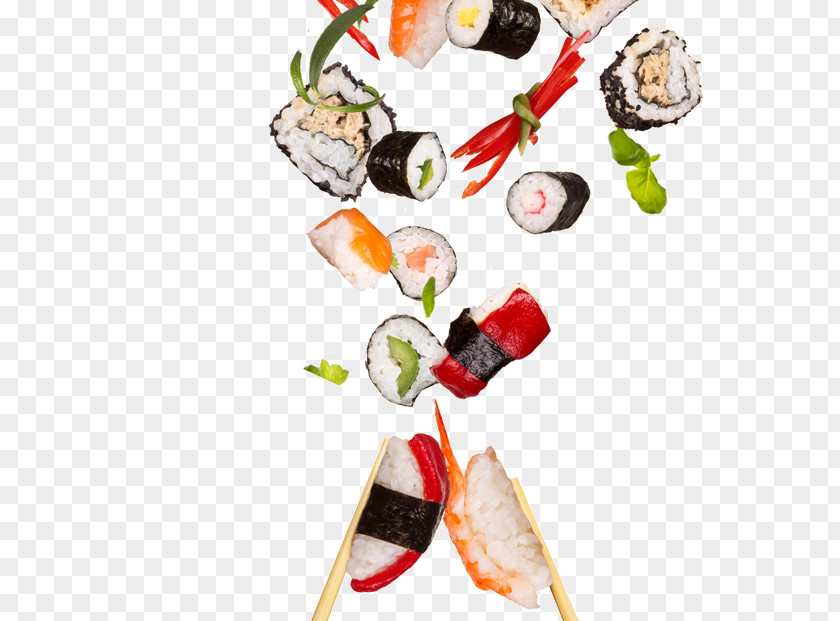 Sushi California Roll Canapé 07030 Garnish PNG
