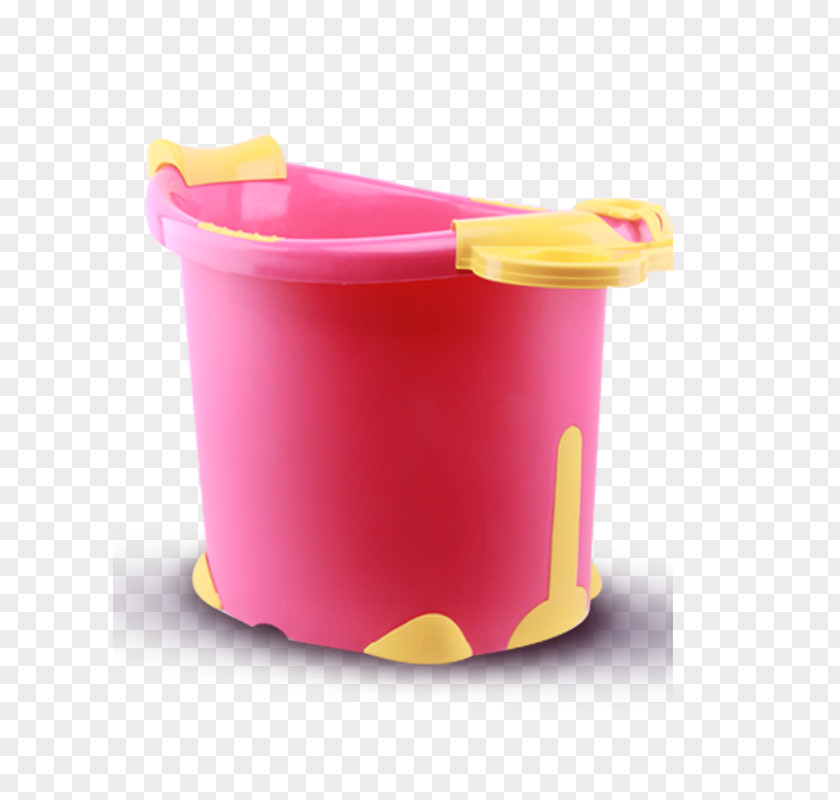 Toy Red Bucket Plastic PNG