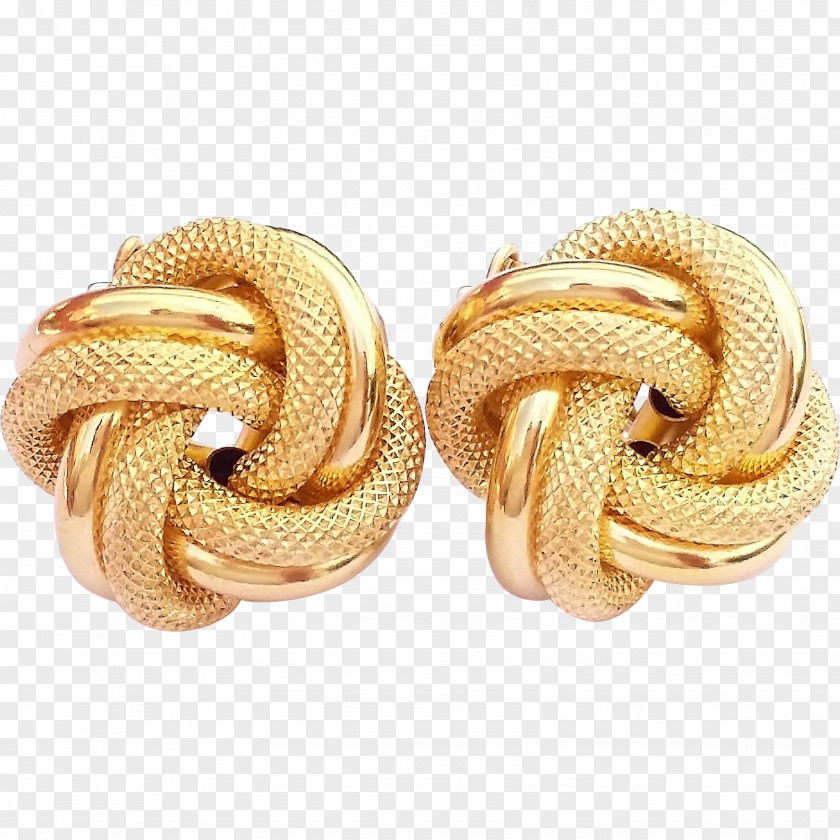 Gold Love Knot Stud Earrings In 18k Infinity PNG