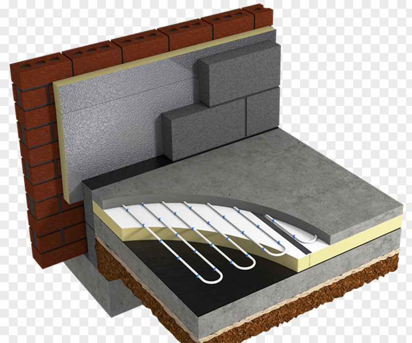 Maywood Underfloor Heating Thermal Insulation Building Insulating Concrete Form PNG
