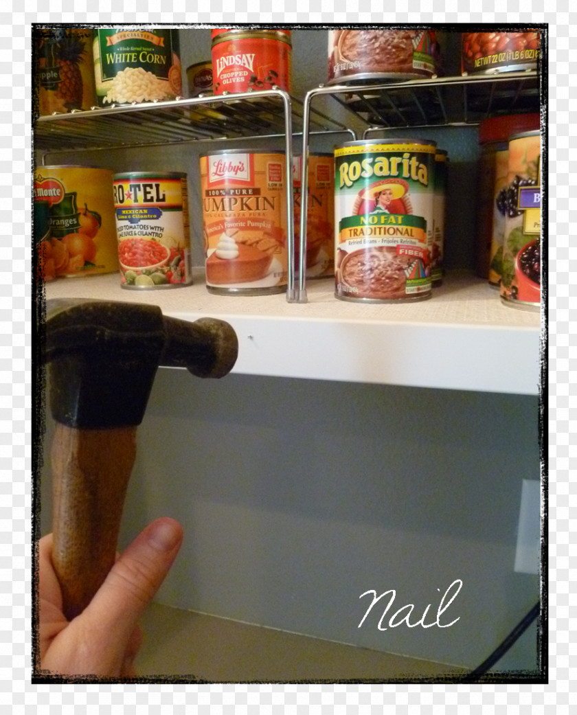 Pantry Food Storage Canning Shelf PNG