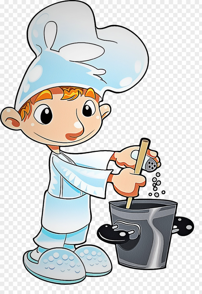 Pleased Cook Cartoon Clip Art PNG