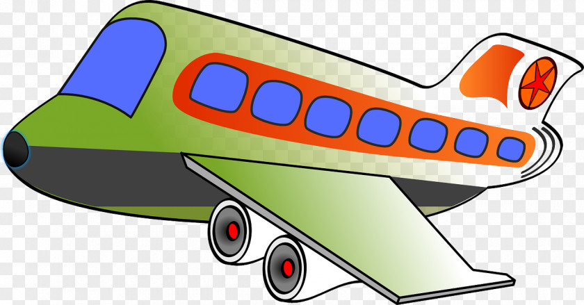 Airplane Jet Aircraft Cartoon Clip Art PNG