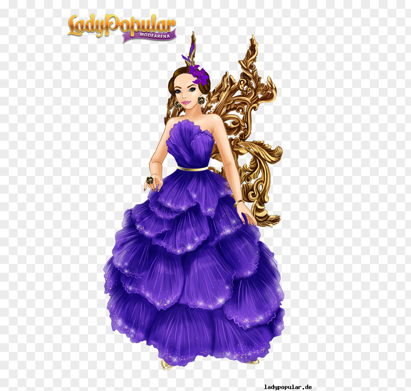 Fashion Beauty Lady Popular Costume Design Figurine PNG