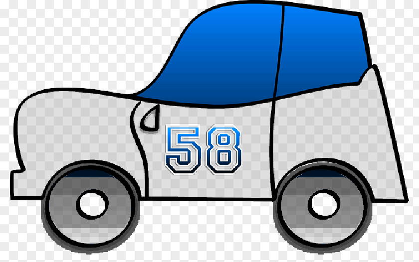 Funny Car 2-D Clip Art Desktop Wallpaper PNG