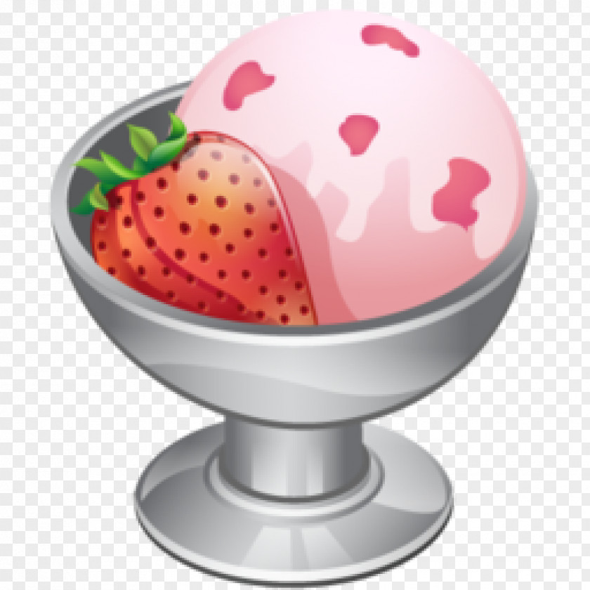 Strawberry Ice Cream PNG