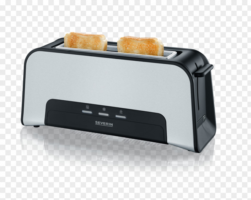 Toster 4-slice Toaster 1400W Stainless Steel AT 2509 Eds Brushed Metal PNG