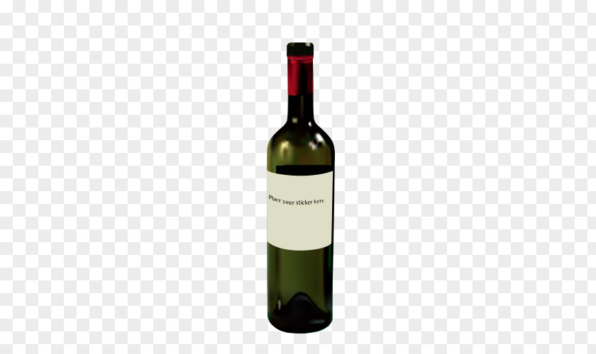 Bottle White Wine Glass PNG