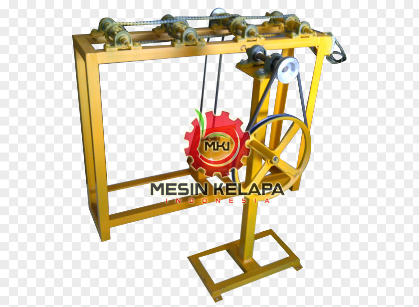 Coconut Machine Coir Spinning Wheel Rope PNG