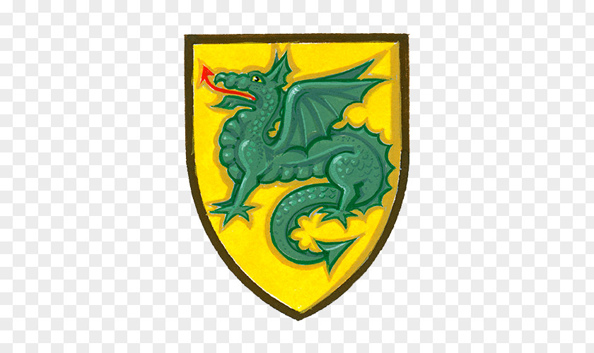 Dragon Shield Canvas Print Logo Illustration PNG