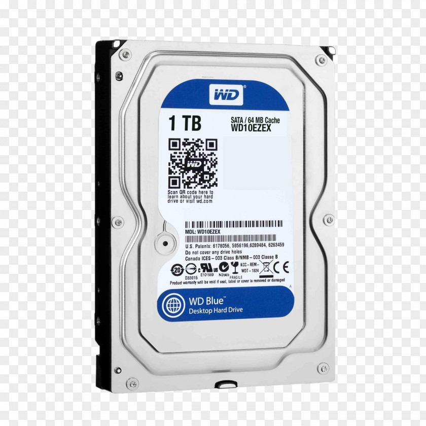 WD Blue Desktop HDD Hard Drives Western Digital Serial ATA Terabyte PNG