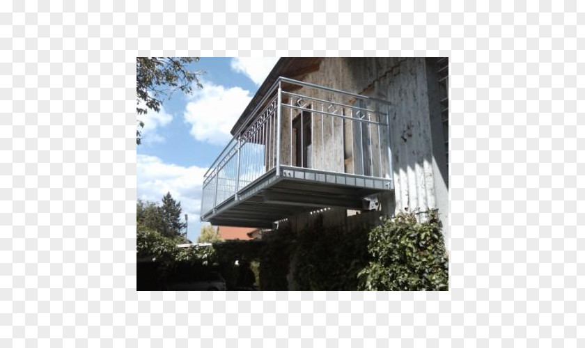 Balcony Deck Railing Handrail Facade Metal Construction PNG