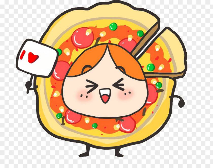 Cartoon Pizza Food Q-version Clip Art PNG