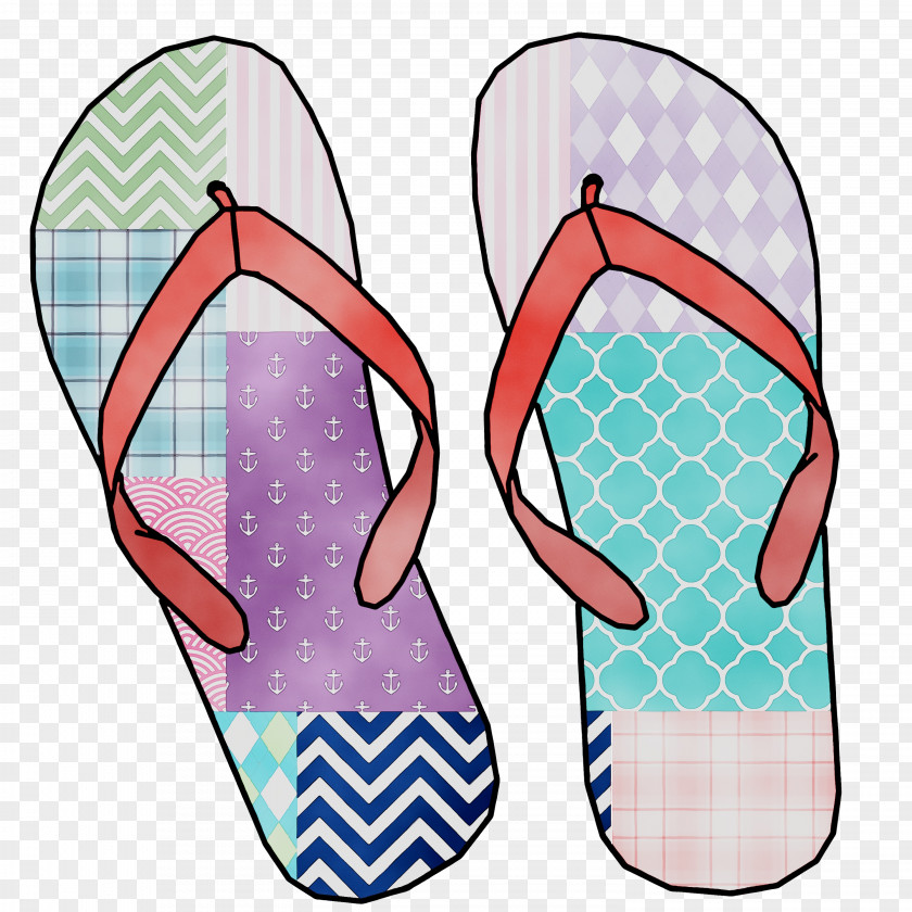Flip-flops Clip Art Shoe Pattern Product Design PNG