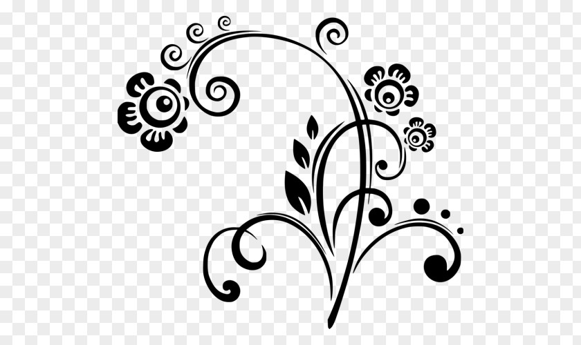 Flower Wall Decal Floral Design Drawing PNG