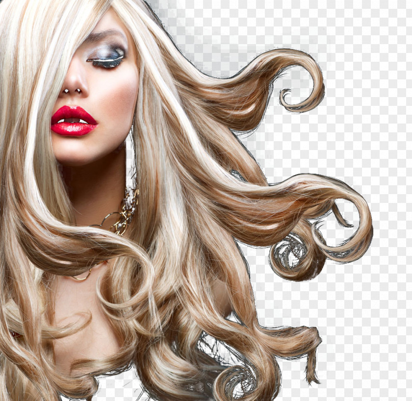 Smooth Yellow Hair Blond Care Artificial Integrations Beauty Parlour PNG