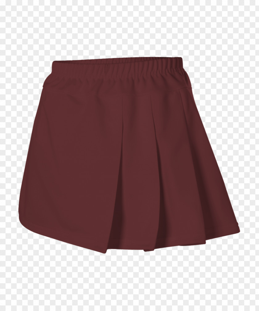 And Pleated Skirt Waist Maroon PNG