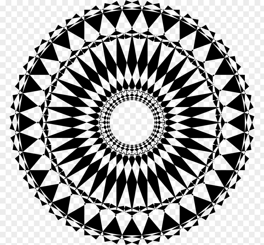 Mandala Sacred Geometry Art PNG