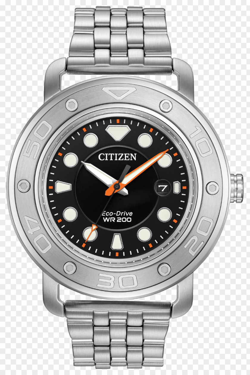 Model Movement Eco-Drive Citizen Holdings Diving Watch Bracelet PNG