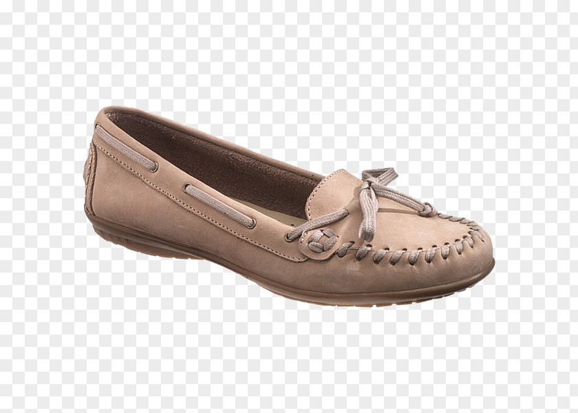 Taupe Dress Shoes For Women Slip-on Shoe Moccasin Ballet Flat Leather PNG