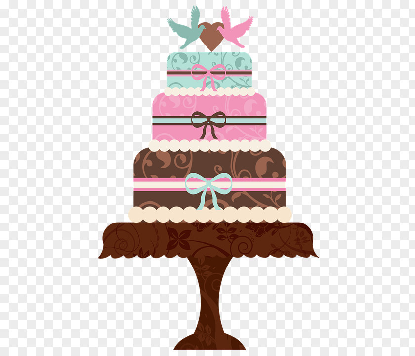 Wedding Celebrations Chocolate Cake Birthday Invitation PNG