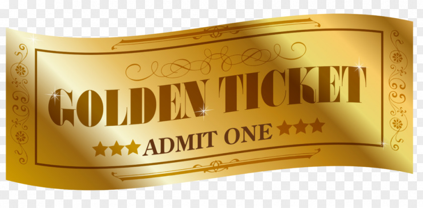 Youtube Willy Wonka Golden Ticket YouTube Raffle PNG